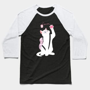 MUSICIAN LOVER CAT ERA Baseball T-Shirt